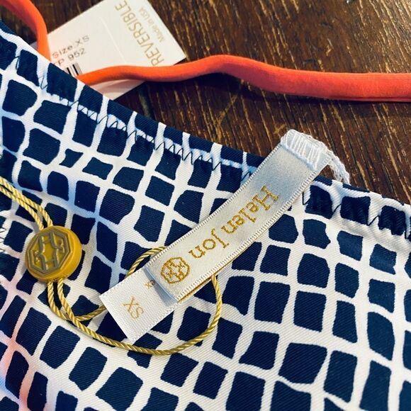 Helen Jon Women's Reversible String Bikini Swimwear Top - Picture 5 of 6